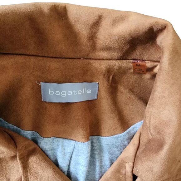 Bagatelle camel suede moto jacket - Picture 8 of 14